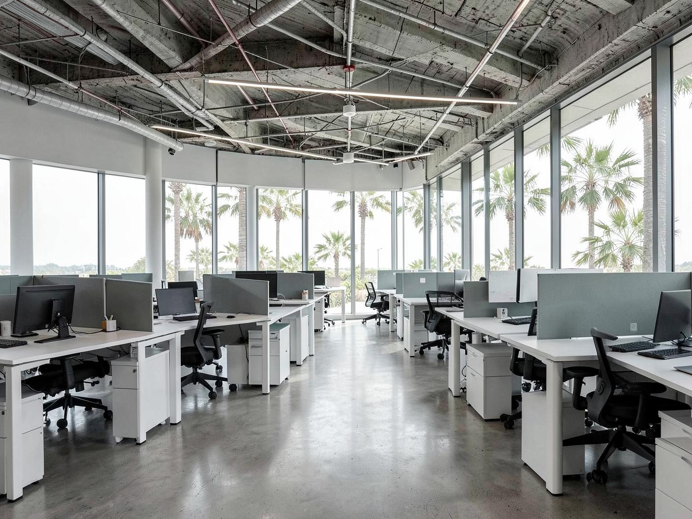 Open Plan Workplace Floor